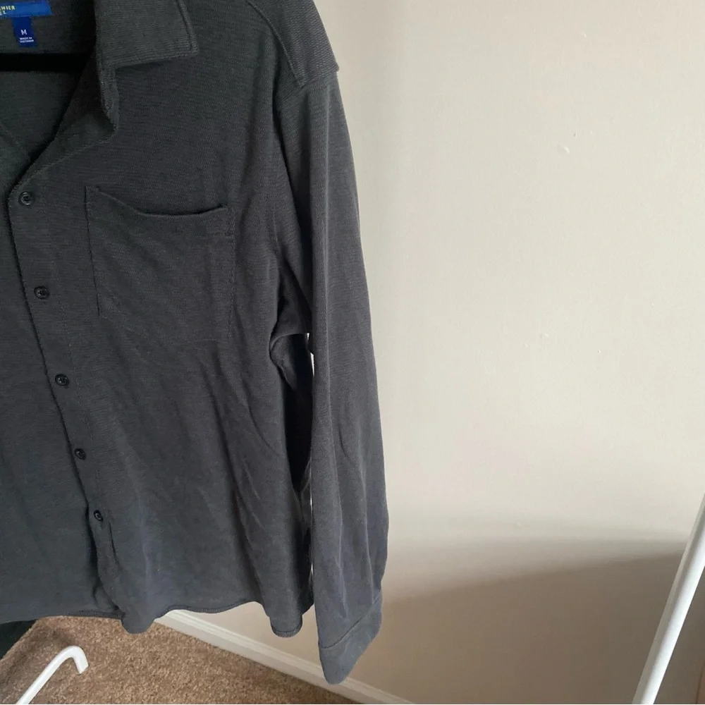 Gray Cozy Button Up Apt 9 - Picture 3 of 4